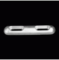 Plates For Hulls Anode For Fairline - UK type bar h.c. 160 - ALUMINIUM - 00270EAL - Tecnoseal